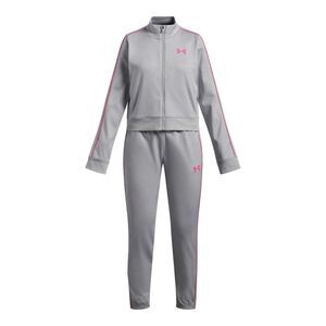 Under Armour Girls Icon Cropped Tracksuit Set / Frost Gray